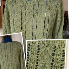 Lade das Bild in den Galerie-Viewer, Strickset Pullover Merino/Leinen bis Gr. L