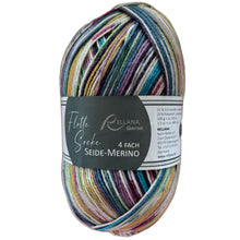 Lade das Bild in den Galerie-Viewer, Flotte Socke 4fach Seide-Merino
