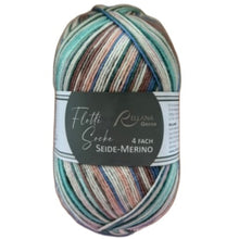 Lade das Bild in den Galerie-Viewer, Flotte Socke 4fach Seide-Merino
