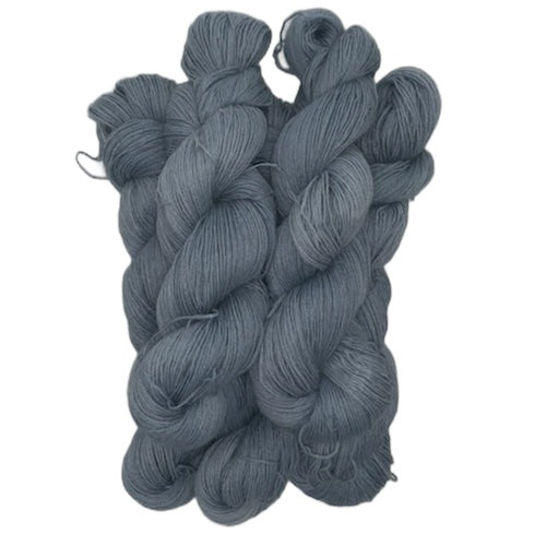 Alpaka-Sockenwolle - Blaugrau