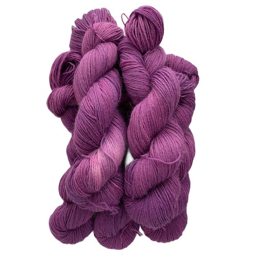 Alpaka-Sockenwolle - Brombeer-Sahne