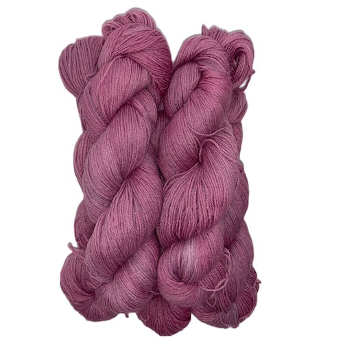 Alpaka-Sockenwolle - Rose-Grau