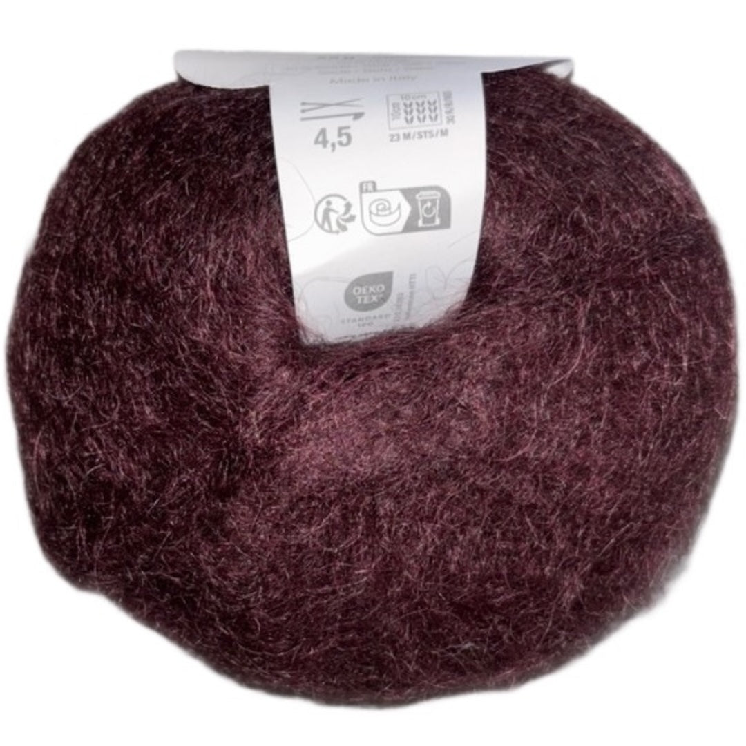 Super Kid Mohair Seide - Bordeaux