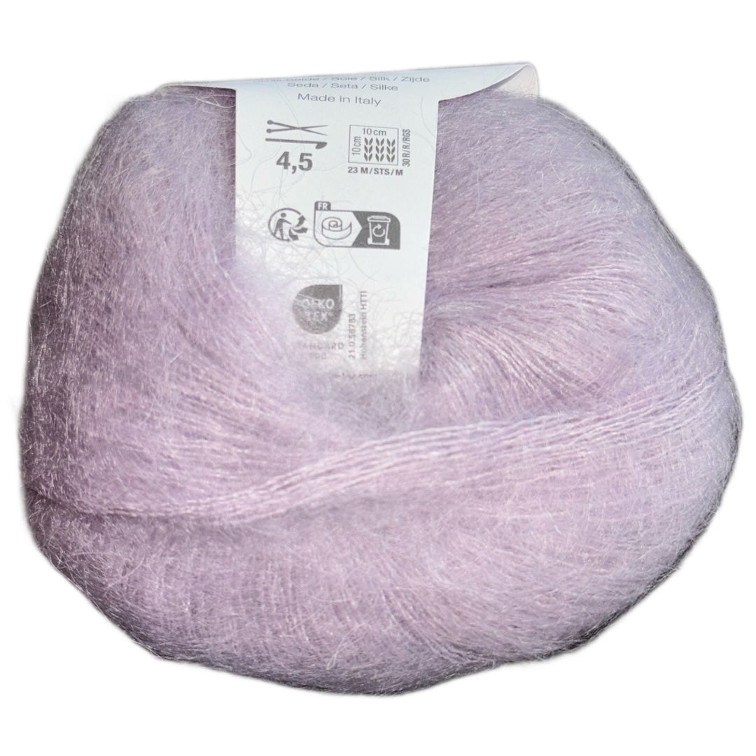 Super Kid Mohair Seide - Flieder