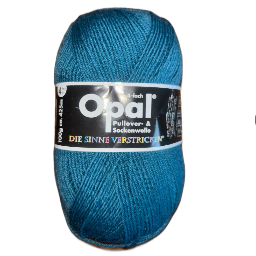 Opal uni blaugrün