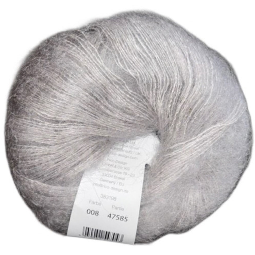 Super Kid Mohair Seide - Hellgrau