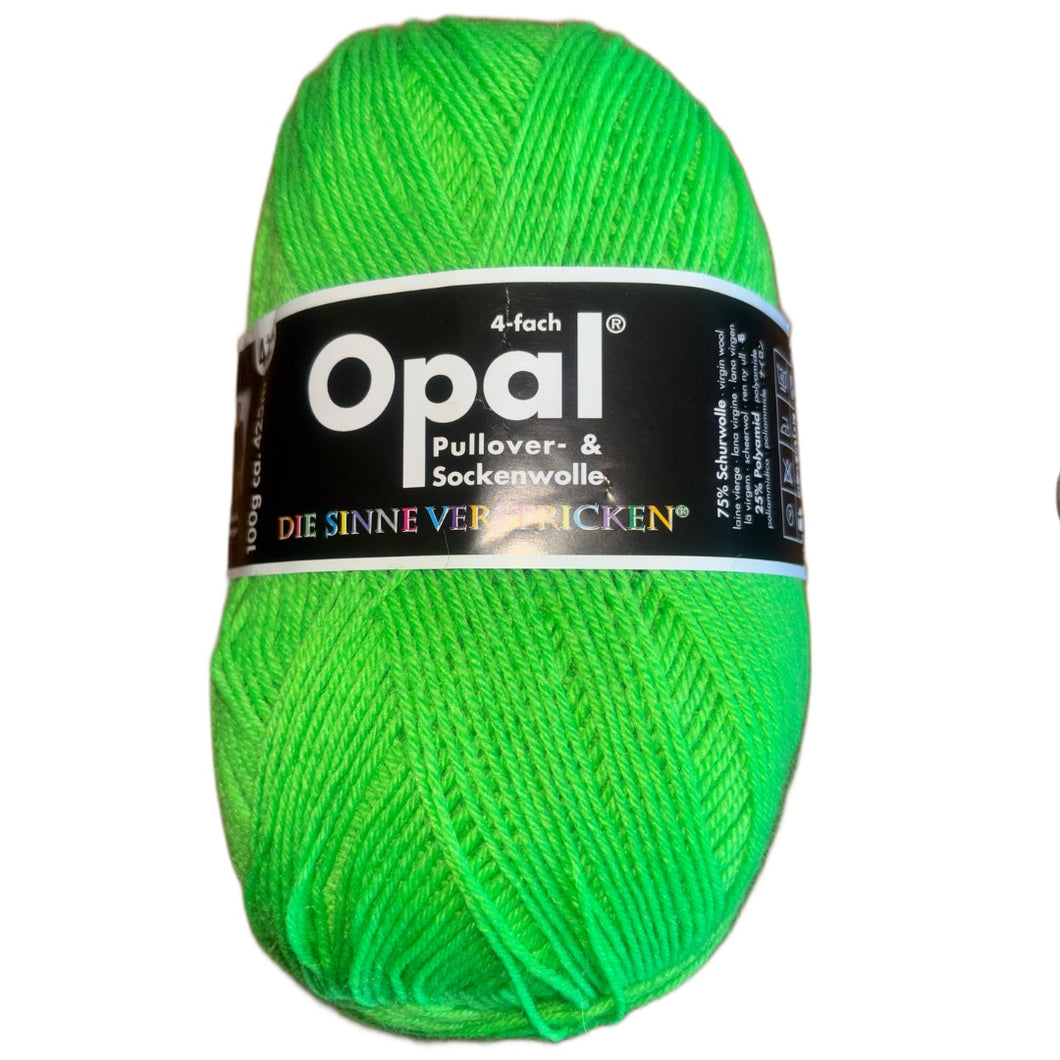 Opal uni neongrün