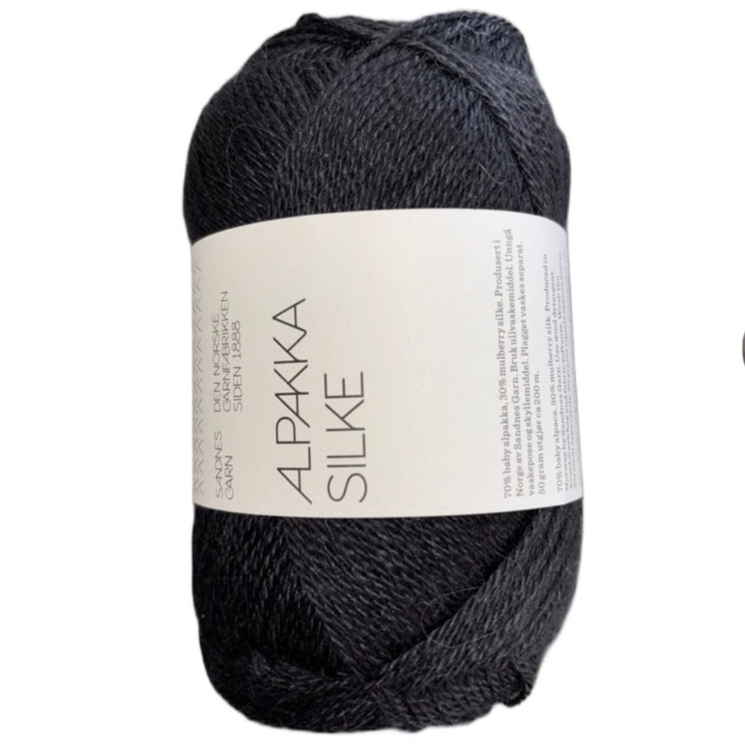 Alpakka Silke - Schwarz